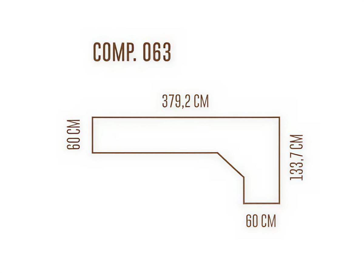  impresionante vestidor rincon de 380cm que maximimiza el almacenamiento del vestuario combinando 7puertas batientes y cajones con estanteria terminal diafana en la esquina. Modelo EOS-63, imagen 4