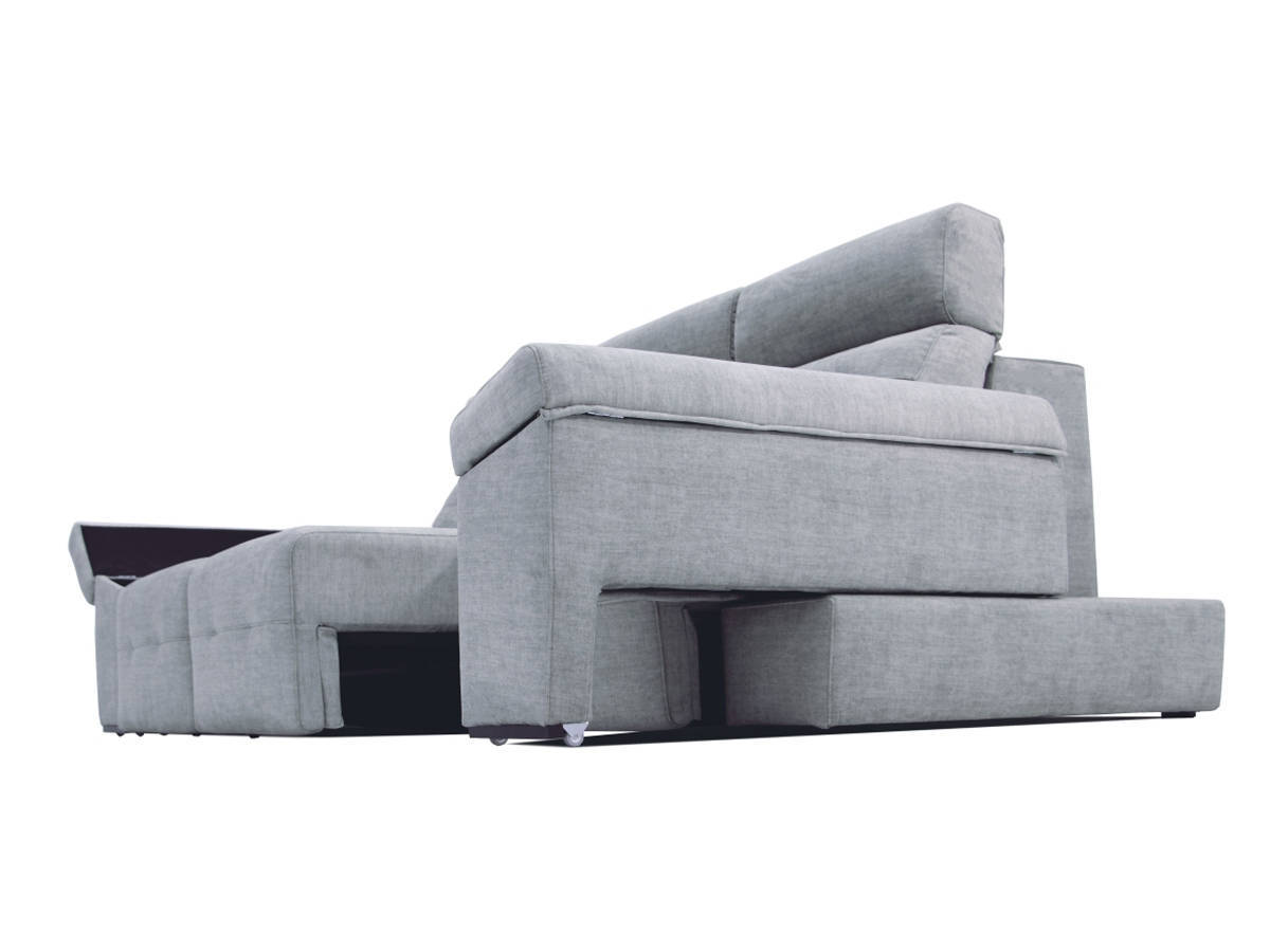  sofá modular eklipse de 280 cm con asientos de 35 kg y brazos deslizantes con arcón. abatible para almacen.. Modelo FTR-EKLIPSE, imagen 3