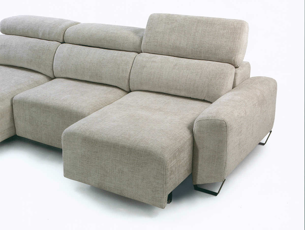  chaise modular karisma de 301 cm con respaldo deslizante ajustable y asiento de 35 kg.. Modelo FTR-KARISMA, imagen 2