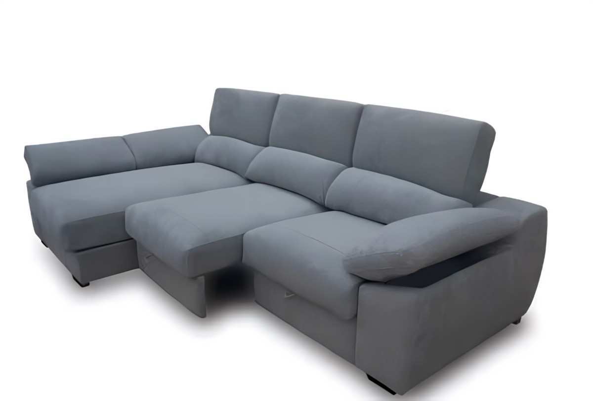  el atractivo chaise  victor combina funcionalidad y estilo para ofrecerte una experiencia de confort excepcional. su cabezal reclinable con sistema italiano te permite ajustar el ángulo de inclinación del respaldo según tus preferencias, brindándote un mayor apoyo para la cabeza y el cuello.los asientos deslizantes con sistema de carro y apoyo al suelo te permiten ajustar la profundidad del asiento, adaptándolo a tus necesidades y proporcionándote un mayor espacio para estirarte o encontrar la posición ideal para sentarte.el brazo del sofá cuenta con un práctico arcon, que te brinda espacio de almacenamiento adicional para guardar mantas, almohadas u otros objetos. por otro lado, el brazo del chaise cuenta con un apoyabrazos reclinable con sistema italiano, lo que te permite ajustar la posición del apoyabrazos para mayor comodidad.este chaise no solo es funcional, sino que también es estéticamente atractivo. su diseño elegante y contemporáneo se adapta a diferentes estilos de decoración y agrega un toque de sofisticación a tu espacio.. Modelo KLY-CHAISE-VICTOR, imagen 2