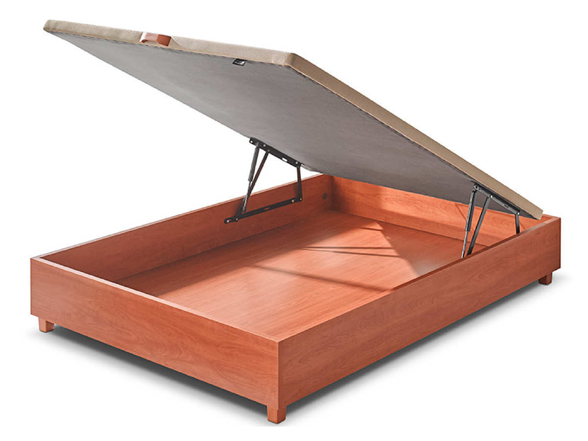  canape elevable madera con patas de la serie económica y diseño recto y básico aunque posee una gran calidad y capacidad.. Modelo MONET-PATAS, imagen 4