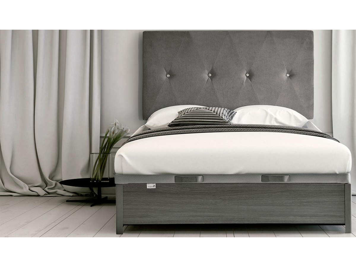  canape elevable madera con patas de la serie económica y diseño recto y básico aunque posee una gran calidad y capacidad.. Modelo MONET-PATAS, imagen 6