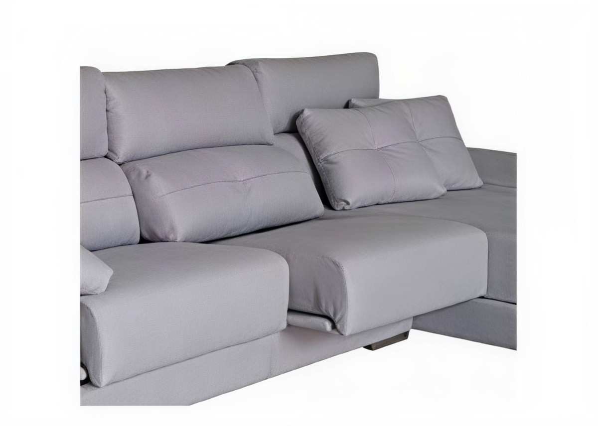  la chaise longue de 3.04 x 1.50 metros es una opción amplia y versátil para tu espacio de estar. lo mejor de este modelo es que te brinda la posibilidad de elegir el lado de la chaise longue según tus preferencias y la distribución de tu sala.con un tamaño generoso, esta chaise longue te ofrece un amplio espacio para relajarte y disfrutar de momentos de confort. ya sea para descansar, ver televisión o leer un libro, esta chaise longue te brinda el espacio perfecto para hacerlo.la estructura de este sofá está diseñada para brindar estabilidad y resistencia. los asientos y respaldos están acolchados con materiales de alta calidad, lo que garantiza una comodidad excepcional. además, su diseño moderno y elegante se adapta a cualquier estilo de decoración.la chaise longue de 3.04 x 1.50 metros es una opción ideal si buscas un mueble funcional y cómodo para tu hogar. su versatilidad te permite adaptarla a tu espacio y necesidades, mientras que su diseño y calidad te brindan una experiencia de descanso excepcional.. Modelo MS-CHAISE-PANY, imagen 3
