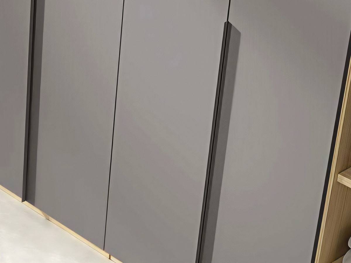  armario 5puertas batientes de 254cm con casco alabama y puertas gris. Modelo NOAR-329, imagen 2