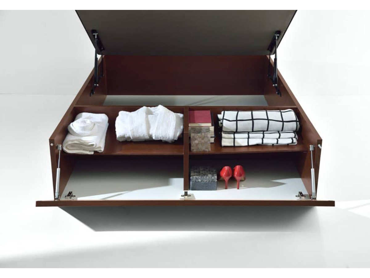  arcon de madera con zapatero y tapa abatible con dos espacios diferenciados y muy útiles, uno para usarlo como arcón y otro como mueble zapatero.. Modelo SCARPA, imagen 3