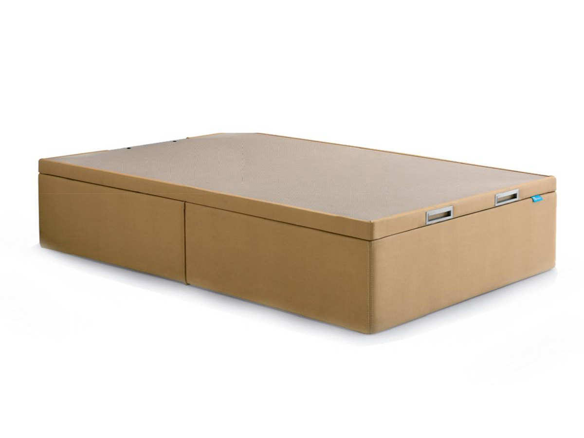  canape  tapizado en tela o polipiel  de gran capacidad con una altura máxima de 60cm al suelo, nos brinda la máxima capacidad de almacenaje en el mundo de los canapés abatibles. Modelo SMLX, imagen 2