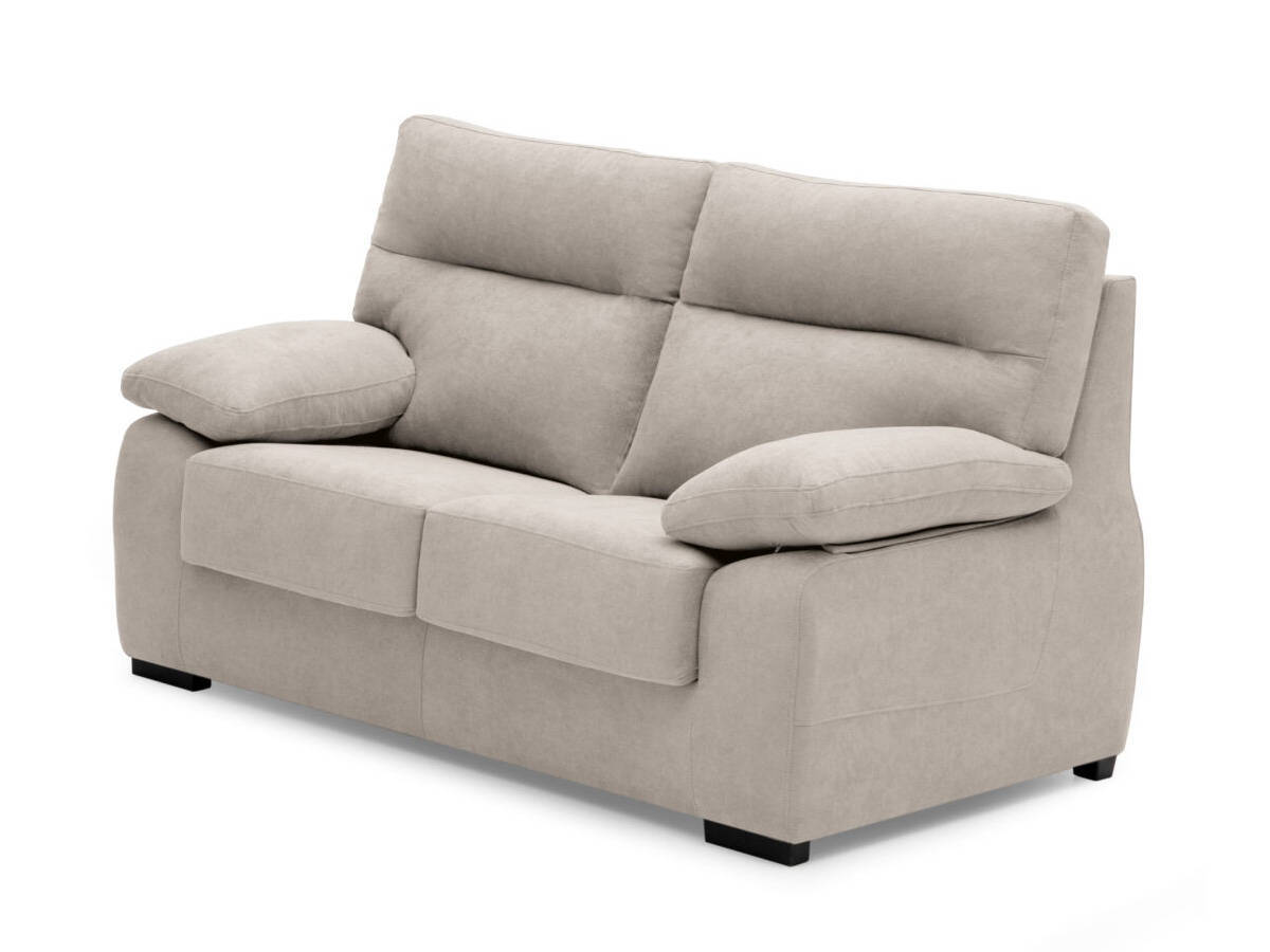  sofá  comodo con asientos y respaldos fijoscon una estructura resistente de madera de pino y costado dm. sus asientos están compuestos por un núcleo de poliuretano de alta densidad y una capa superior de espuma para brindar comodidad. los respaldos y brazos están rellenos de una mezcla de fibra hueca siliconada y goma picada de calidad, desenfundables individualmente.. Modelo SOFA-3P-LENON-ACH, imagen 3