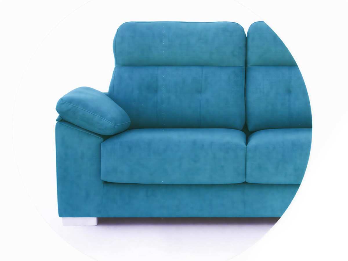  el sofá fijo de 196 cm ofrece gran comodidad con sus asientos de espuma de 30kg, respaldos altos y brazos acolchados con fibra hueca. opcion deslizante disponible. Modelo SOFA-3P-LOGAN-KLY, imagen 2