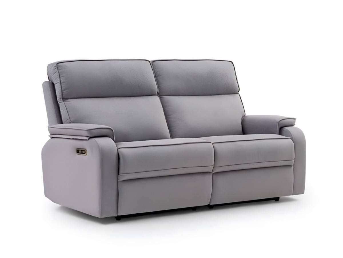  sofa relax motorizado de 3plazas y 2 asientos con botonera en brazo. Modelo SOFA-3P-RELAX-NALIM, imagen 5
