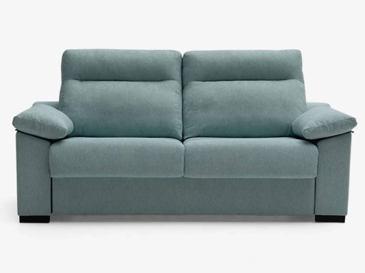  este sofá cama con sistema italiano transforma cualquier rincón en un espacio versátil. con un simple gesto, se despliega una cama lista para descansar, gracias a su mecanismo de apertura fácil y sin esfuerzo. compacto pero  cómodo, combina respaldo y asiento acolchados con un colchón pensado para un descanso agradable. ideal para quienes quieren aprovechar el espacio sin renunciar al confort.. Modelo SOFA-CAMA-TARANCON-12-FB, imagen 4