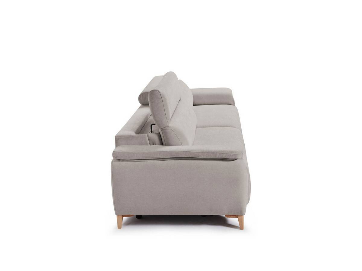  sofá kalma 206 cm con asientos viscoelásticos 35kg, muelles zz, respaldos adaptsystem y cabezales reclinables multiposición.. Modelo SOFA-KALMA-FTR, imagen 5