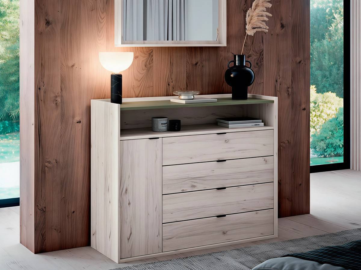 galería tosca con mesita box, ideal para un dormitorio moderno.. Modelo SONNO-26, imagen 2