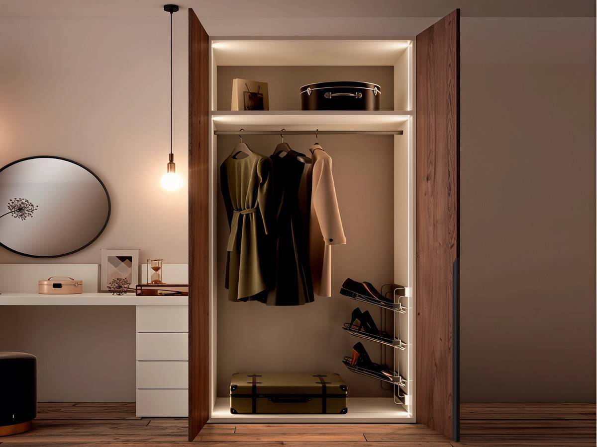  versatilidad y elegancia con el conjunto de armarios modelo línea. Modelo SONNO-AM-04, imagen 2