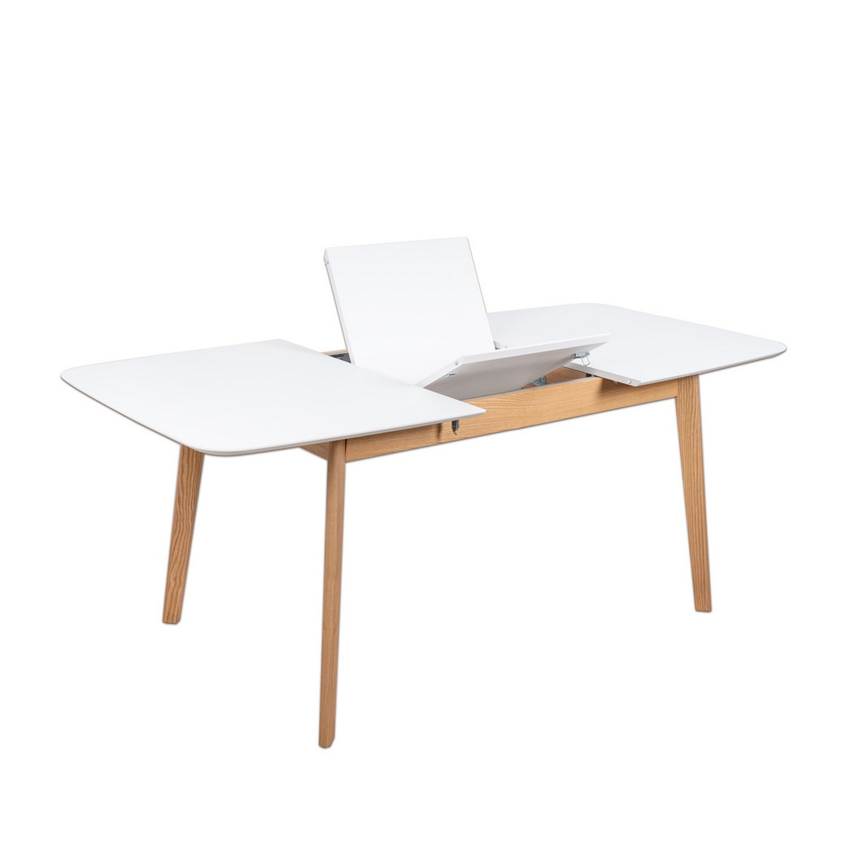 Mesa de comedor mesa extensible kenna 140 blanco-roble. Modelo 00MS202242, imagen 6