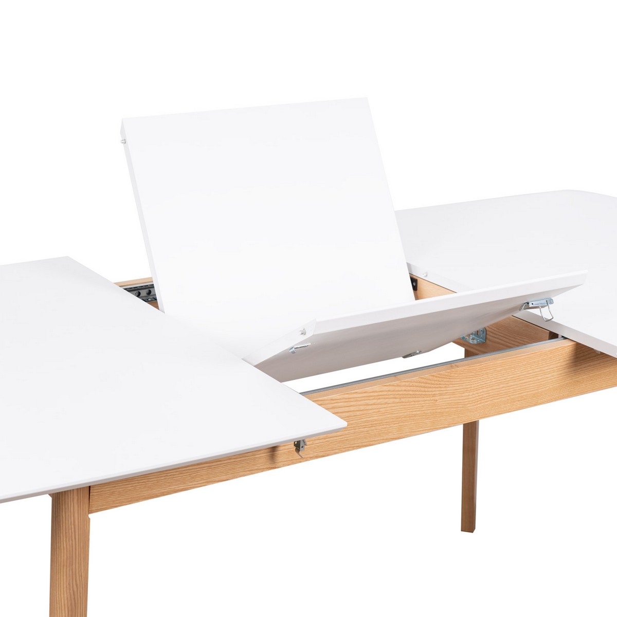 Mesa de comedor mesa extensible kenna 140 blanco-roble. Modelo 00MS202242, imagen 7