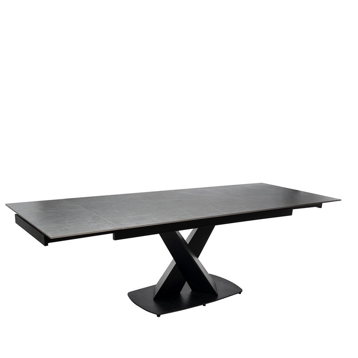Mesa de comedor mesa extensible valeri 160 gris-negro. Modelo 00MS211216, imagen 3