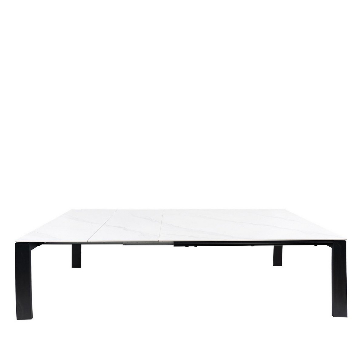Mesa de comedor mesa extensible janet 140 blanco-negro. Modelo 00MS211412, imagen 6