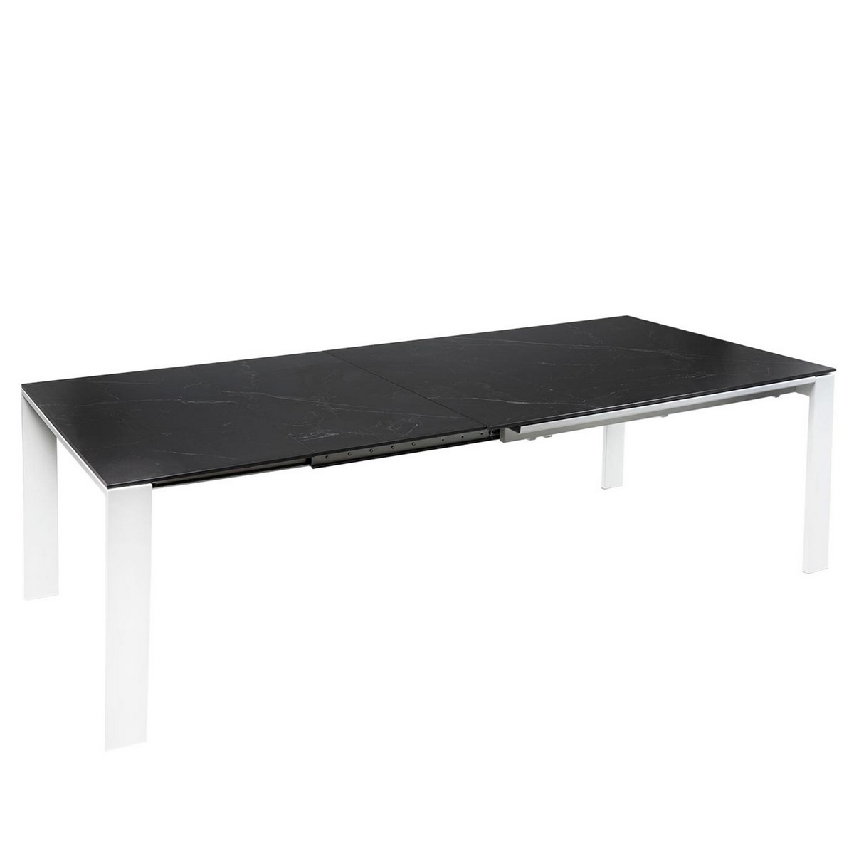 Mesa de comedor mesa extensible janet 140 negro-blanco. Modelo 00MS211421, imagen 5