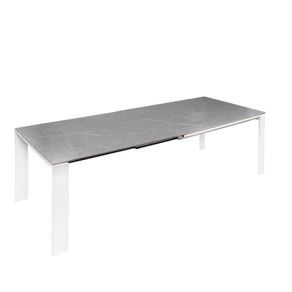 Mesa de comedor mesa extensible janet 140 gris-blanco. Modelo 00MS211426, imagen 4