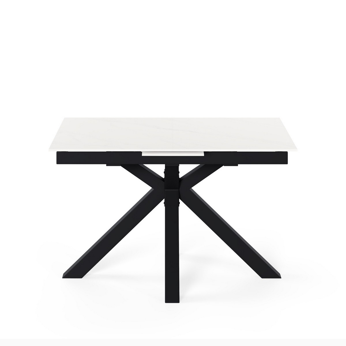 Mesa de comedor mesa extensible lori 120 blanco-negro. Modelo 00MS217367, imagen 2