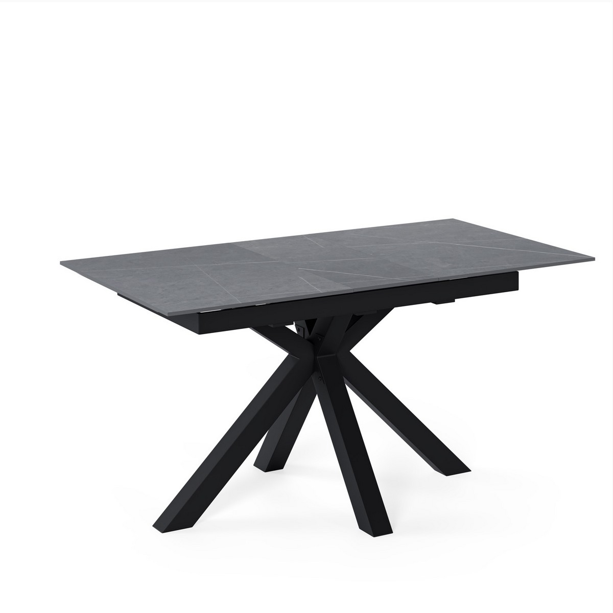 Mesa de comedor mesa extensible lori 120 gris-negro. Modelo 00MS217369, imagen 3