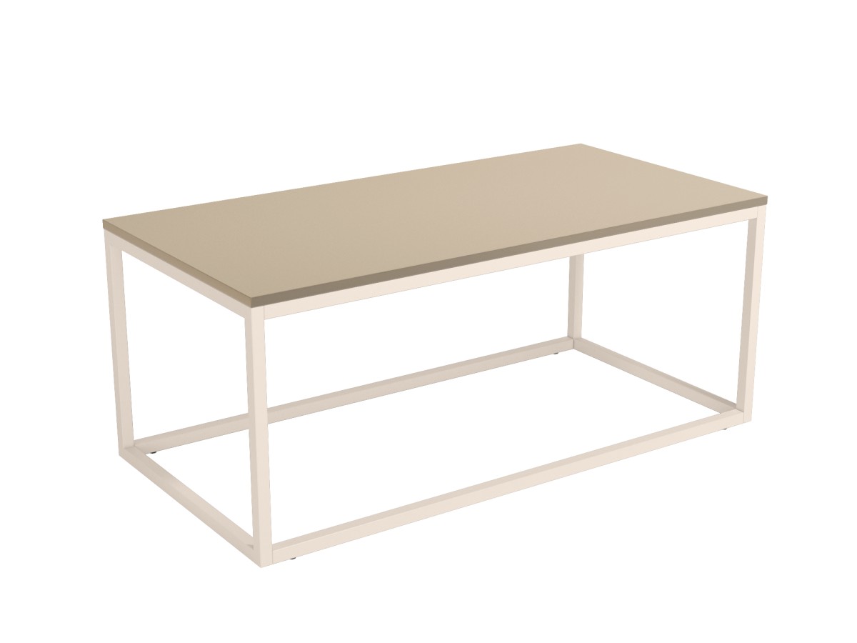 Mesa de Centro mesa centro rectangular  modelo pacifico 100x50x40  en metal  marfil o negro y artic, java, alpin, perla, roble o blanco
	 medidas: 100cm. Modelo PACIFICO-100-BGL, imagen 5
