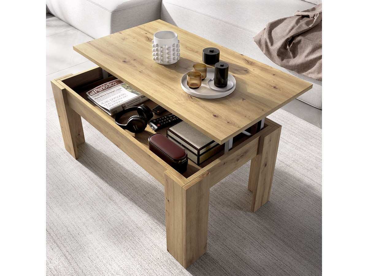  mesa centro elevable pata l de 100cm.. Modelo TRAY-9930, imagen 3