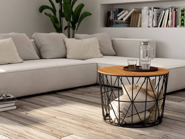 Metal madera atlantico 60x60x43 color blanco, blanco ATLANTICO-60-BGL - Imagen 1