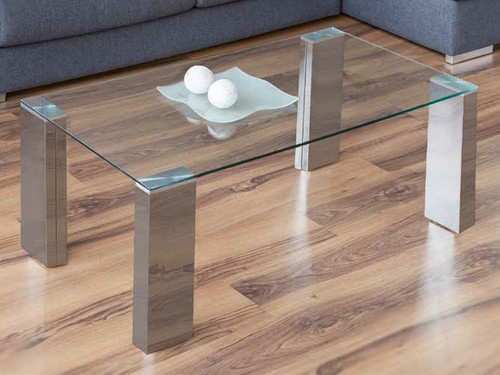 mesa_centro rectangular fija cristal l100 Modelo AVK-311-AC