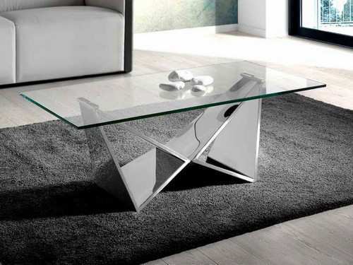 mesa_centro rectangular fija cristal l110 Modelo AVK-349