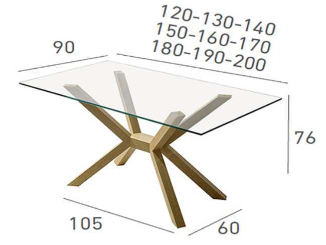 Mesa Comedor MESA-CRISTAL-PMI-SONIA imagen 5