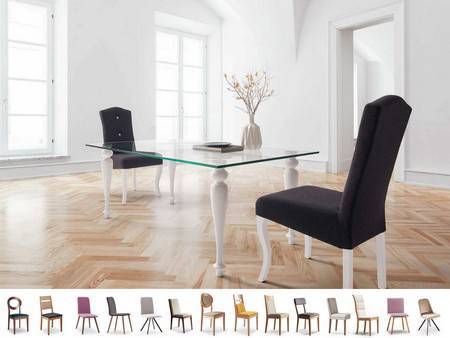 pack 4 sillas a elegir entre diferentes modelos y mesa de comedor tapa cristal, dos opciones de patas.<br> medida: 120-130-140-160x90x70 cm <br> opcional: más medidas y colores mesa de comedor y 4 sillas l120 l130 l140 l160 Modelo PACK-MA-CLOE-ISB