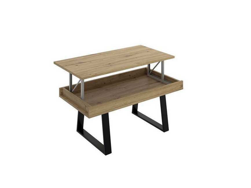 Mesa centro elevablecon pata forma trapecio 100cm. TRAY-9932 - Imagen 4