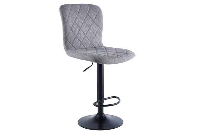 taburete giratorio britain tejido gris / negro. Modelo 0001580025002