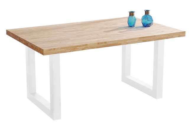 mesa comedor fija loft 160 x 100 cm roble nordish / blanco. Modelo 0002480020011