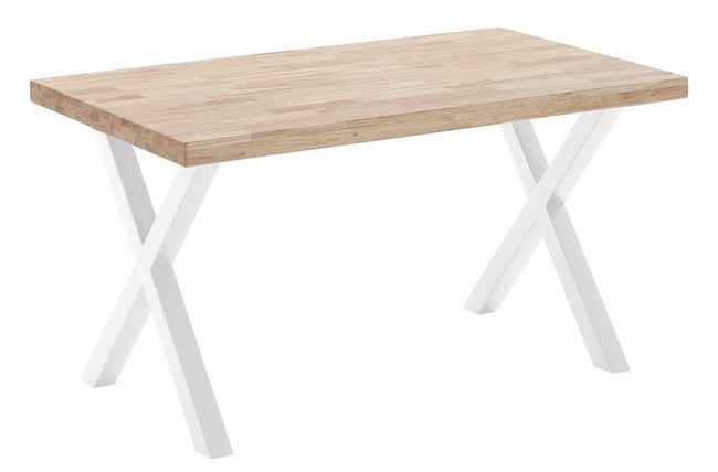 mesa comedor fija x-loft 140 x 80 cm roble nordish / blanco Modelo 0500300020011