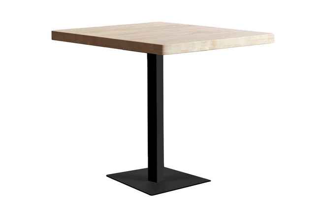 mesa moss 70 x 70 cm roble nordish / negro. mesa_centro Modelo 0500350020010