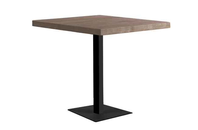 mesa moss 70 x 70 cm roble american / negro. mesa_centro Modelo 0500350020016