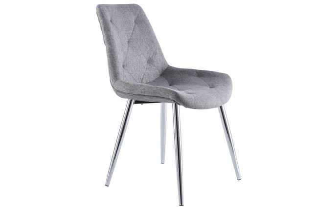 silla comedor marlene tejido gris / cromo Modelo 0500730020312