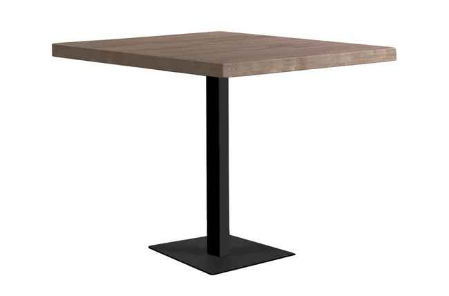 mesa moss 80 x 80 cm roble american / negro. mesa_centro Modelo 0500960020016