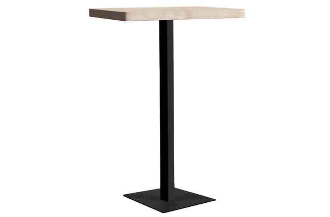 mesa auxiliar alta moss 70 x 70 cm roble nordish / negro. mesa_centro Modelo 0500990020010