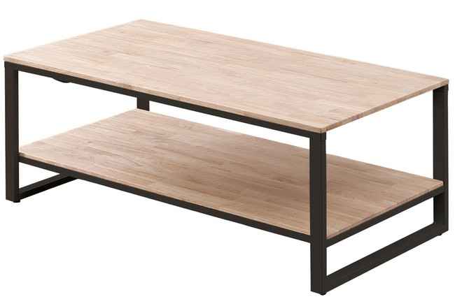 mesa centro elevable jack 120 x 60 cm roble nordish / negro. mesa_centro Modelo 0503900020010