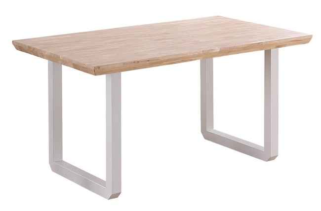 mesa comedor fija roma 150 x 90 cm roble nordish / blanco. Modelo 0600200020211