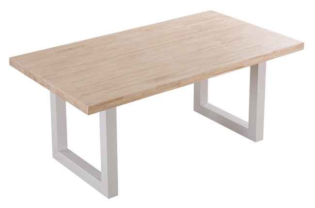 mesa comedor fija loft 180 x 100 cm roble nordish / blanco. Modelo 0600500020011