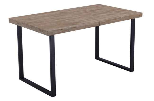 mesa comedor extensible steve 140 - 180 x 80 cm roble honey / negro Modelo 0600600010014