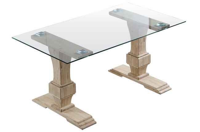 mesa comedor versalles 160 x 90 cm cristal / nordish Modelo 0600800020010