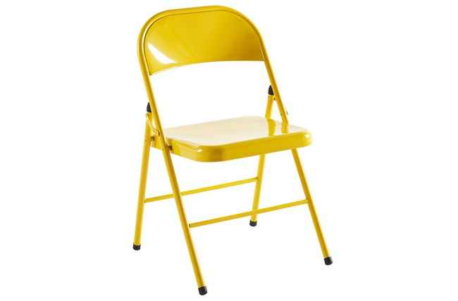 silla plegable metalica folk amarillo Modelo 0700300020025