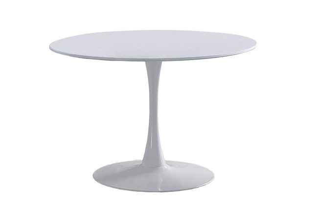 mesa comedor redonda gina 110 cm blanco Modelo 3003250020003