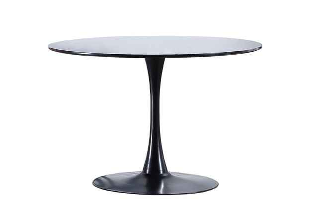 mesa comedor redonda gina 110 cm negro Modelo 3003250020004