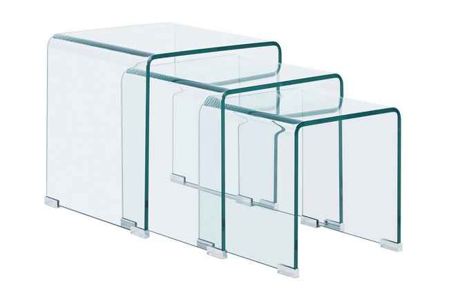 mesa rincon nido glass cristal transparente. mesa_centro Modelo 3003580020000